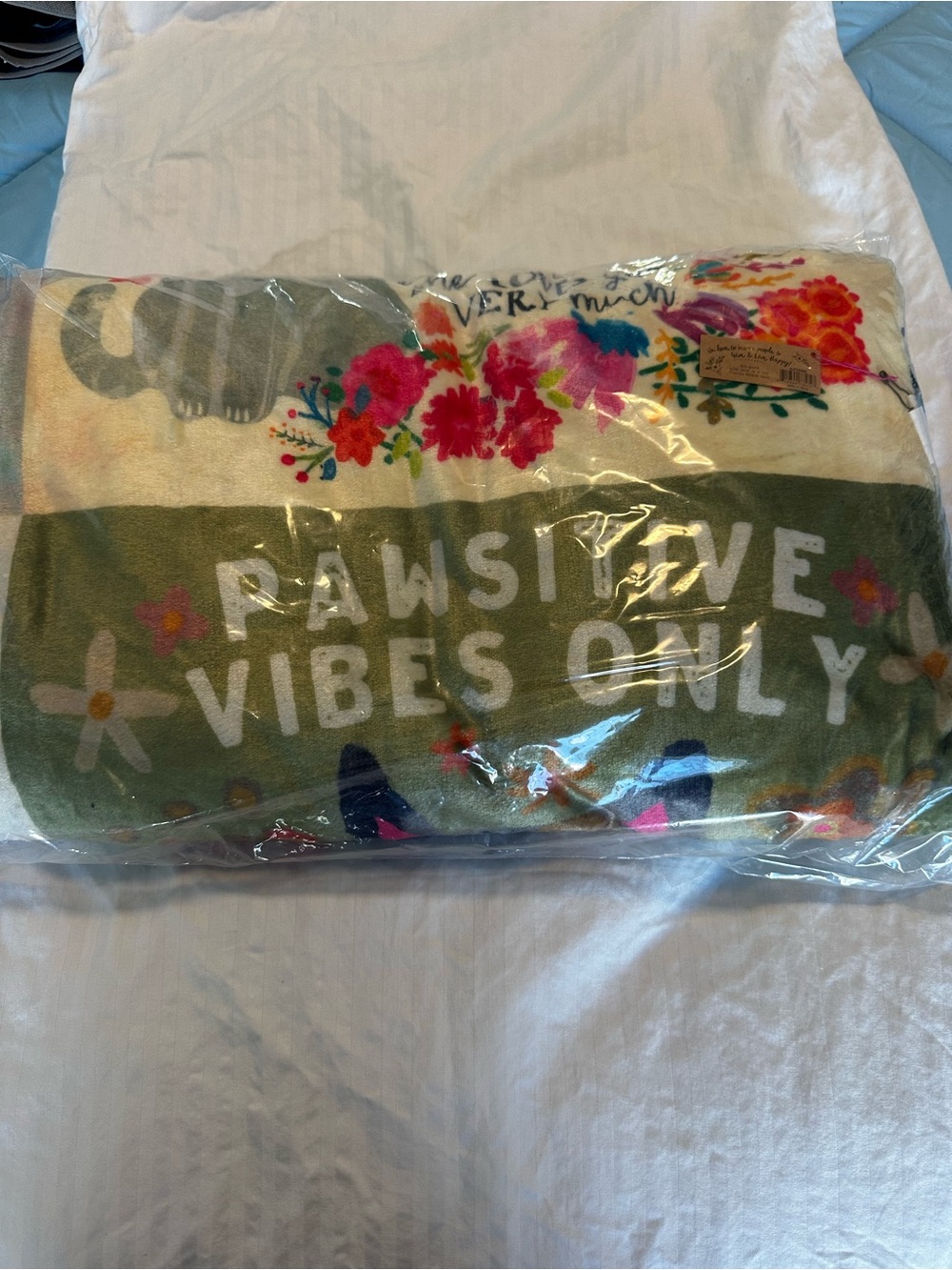 NWT Natural Life XL Cat Chirps Blanket Throw 65in x 75in - Picture 5 of 9